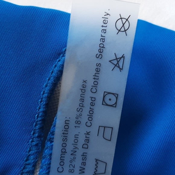 Zaful Bathing suit top.  Size 6. (M) Blue.  Slots for padding (not inclu… - Picture 7 of 10